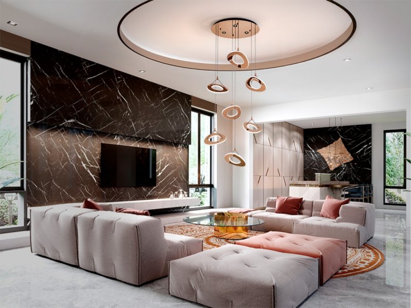 Beadle Crome Interiors Makayla 7 Pendant Ceiling Light