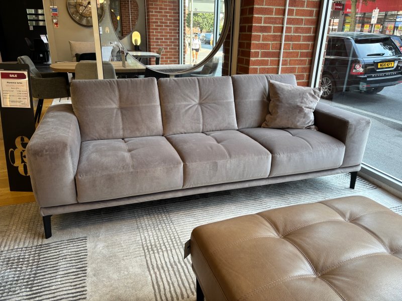 Beadle Crome Interiors Special Offers Florence 3 Seater Sofa, Armchair and Footstool Clearance