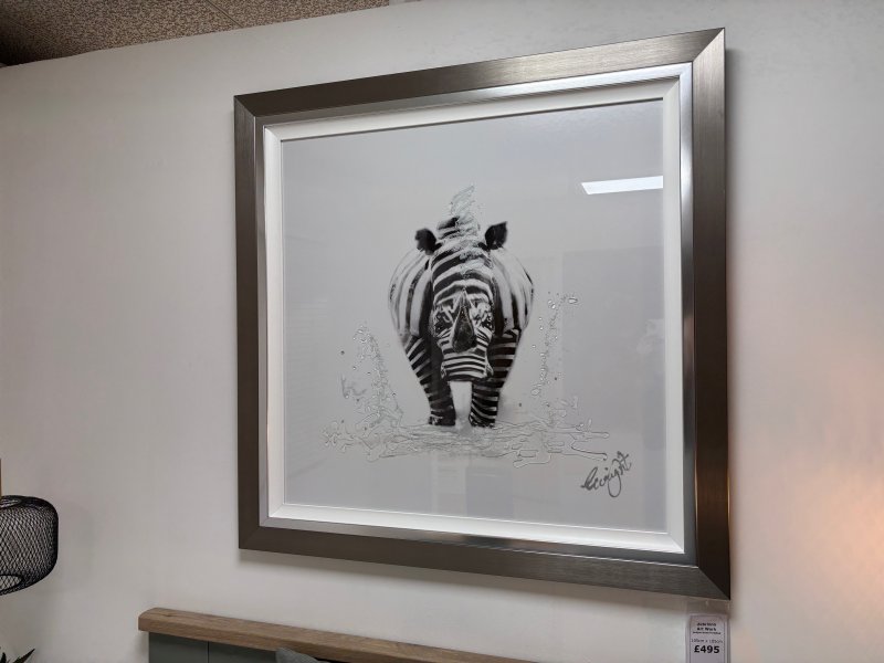 Beadle Crome Interiors Special Offers Zebrhino Wall Art Clearance