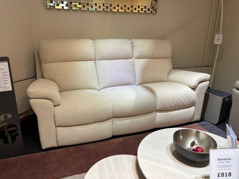 Beadle Crome Interiors Special Offers Natalia 3 Seater Sofa with 1 Electric Recliner LHF Clearance