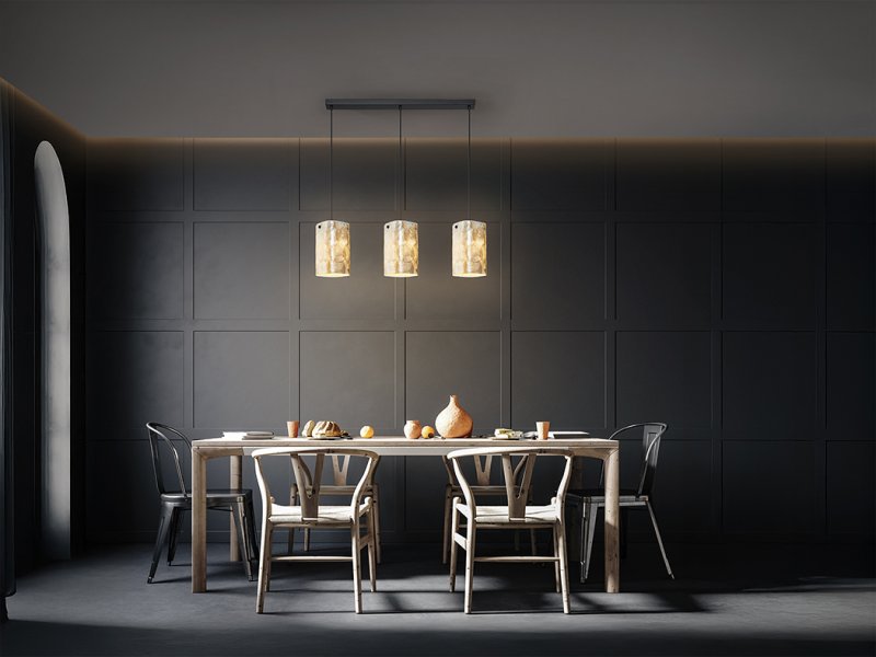 Beadle Crome Interiors Nigel 3 Pendant Ceiling Light