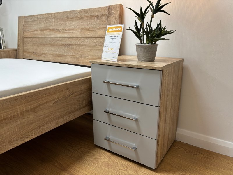 Beadle Crome Interiors Special Offers Oslo Bedside Chest Clearance