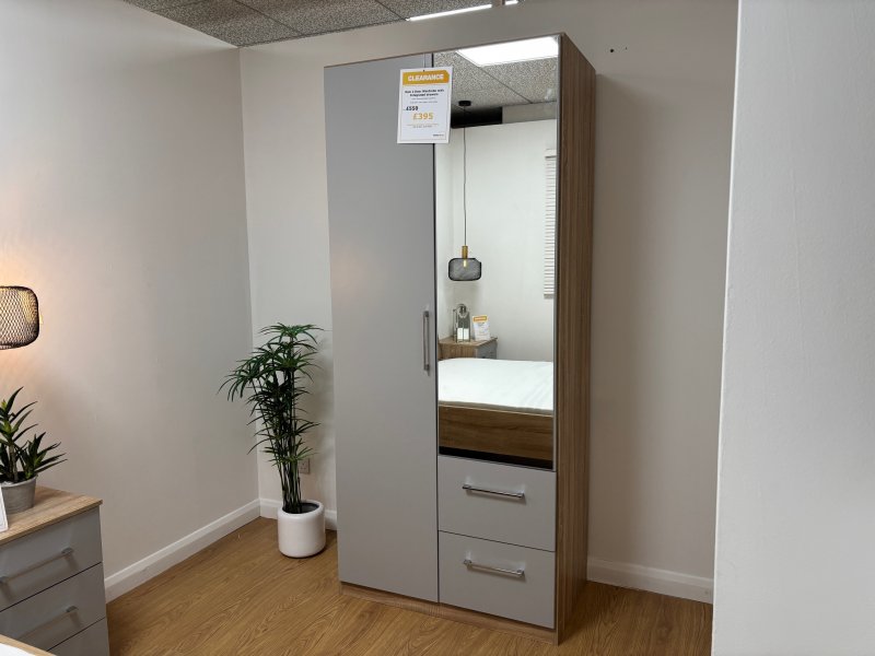 Beadle Crome Interiors Special Offers Oslo 2 Door Wardrobe Clearance