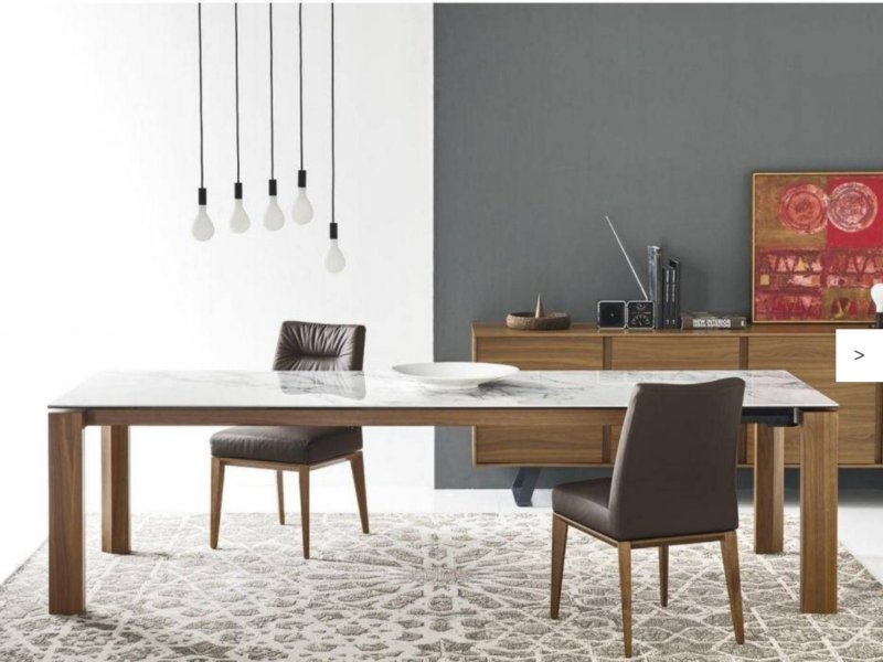 Calligaris Omnia Ceramic Extending Table 160cm x 90cm By Calligaris