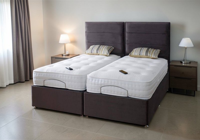 Beadle Crome Interiors Dalton Electrically Adjustable Divan Bed Set
