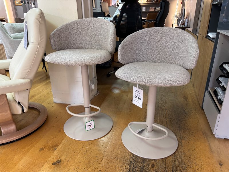 Beadle Crome Interiors Special Offers Pair of Alisa Bar Stools Clearance