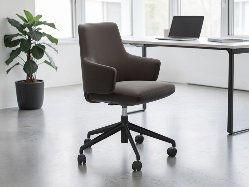 Stressless Stressless Vanilla Home Office Low Back With Arms Chair