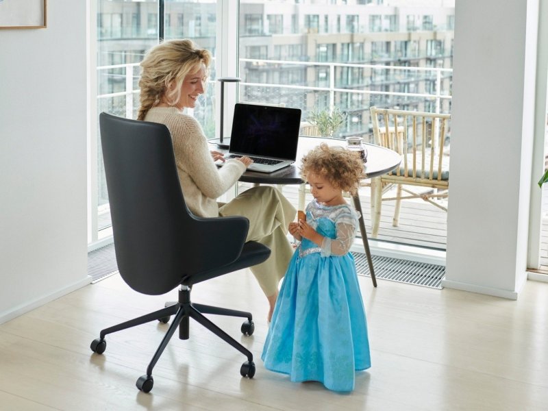 Stressless Stressless Vanilla Home Office High Back With Arms Chair