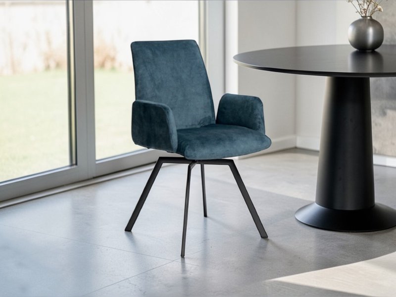 Venjakob Dante Soft Cushion Dining Chair With Arms By Venjakob