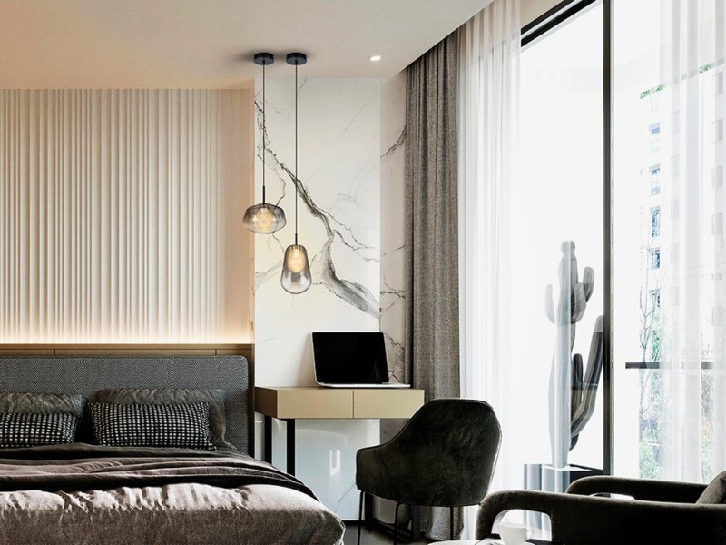 Beadle Crome Interiors Eamon Single Pendant Ceiling Lights