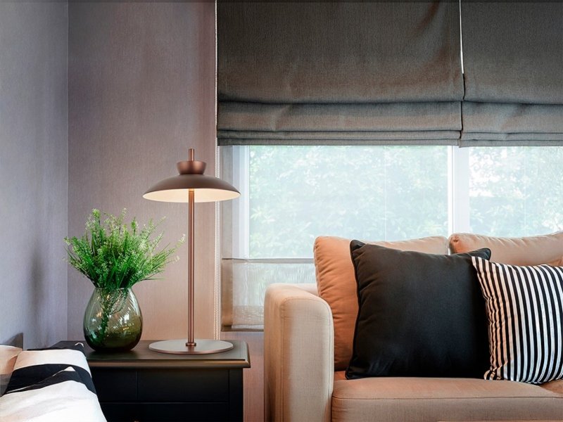 Beadle Crome Interiors Iverson Dark Bronze Table Lamp