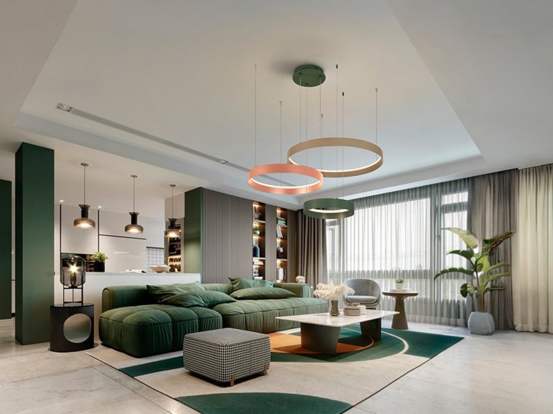 Beadle Crome Interiors Hammond 3 Ring Ceiling Light