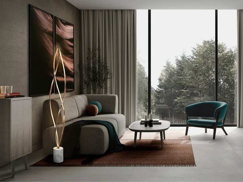 Beadle Crome Interiors Angela Floor Lamp