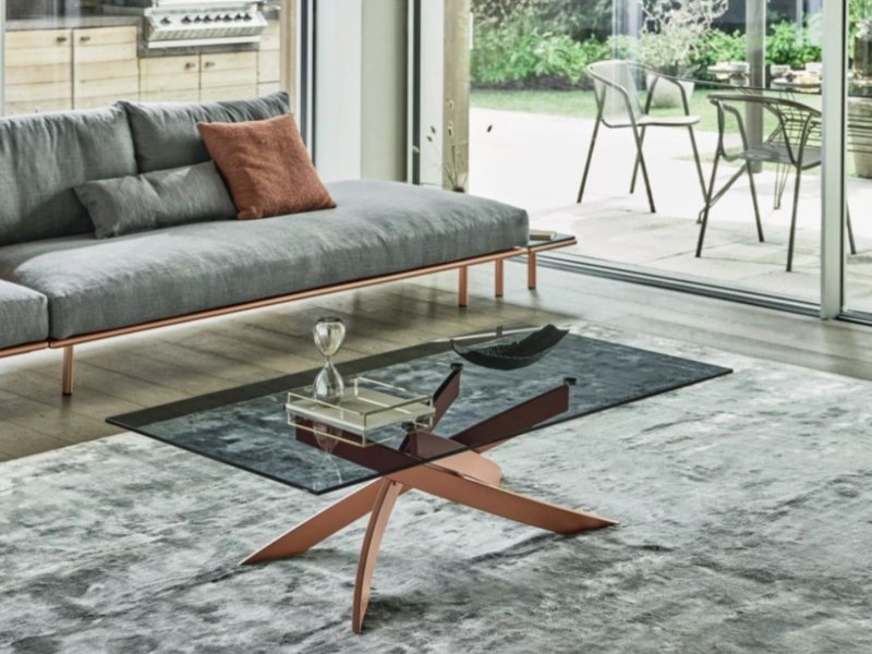 Bontempi Artistico Coffee Table Glass Top By Bontempi