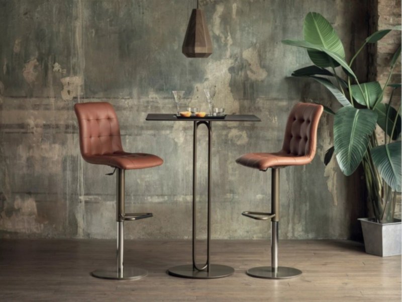 Bontempi Kuga Swivel Bar Stool By Bontempi