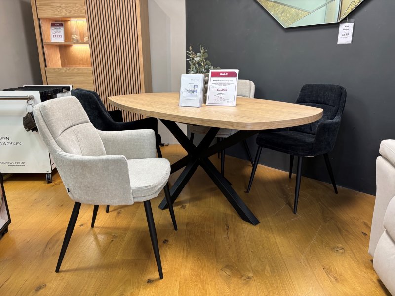 Beadle Crome Interiors Special Offers Hendrik Dining Table and Four Dining Chairs Clearance