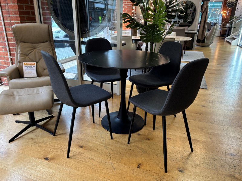 Beadle Crome Interiors Special Offers Ida Dining Yable and 4 William Dining Chairs Clearance