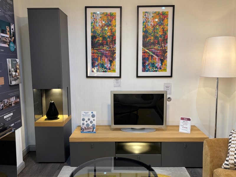 Beadle Crome Interiors Special Offers Venjakob Plan X2 Lowboard and Display Cabinet Clearance