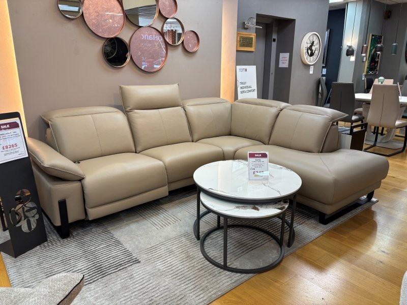 Beadle Crome Interiors Special Offers Sereno Corner Sofa with 1 Electric Recliner Clearance