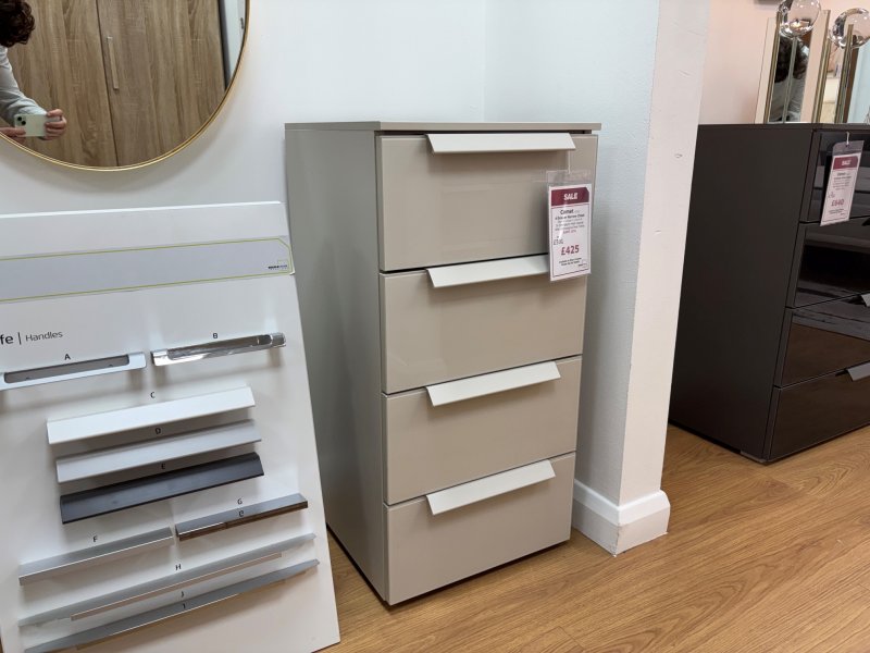Beadle Crome Interiors Special Offers Comet 4 Drawer Narrow Chest Clearance