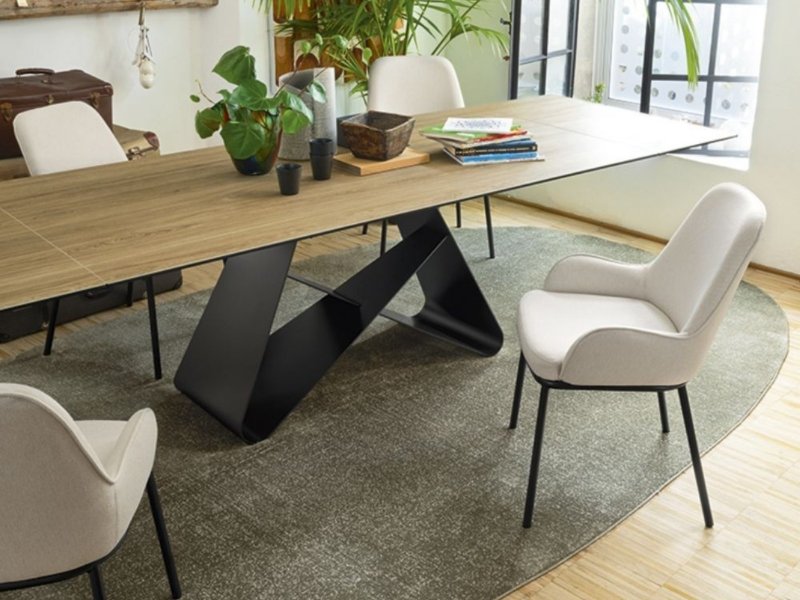 Connubia Gemini Ceramic Extending Table By Connubia