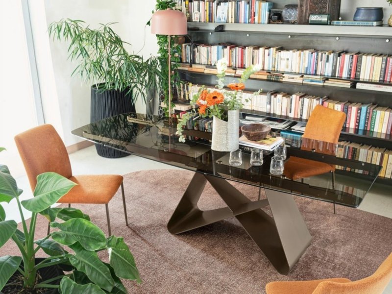 Connubia Gemini Glass Extending Table By Connubia