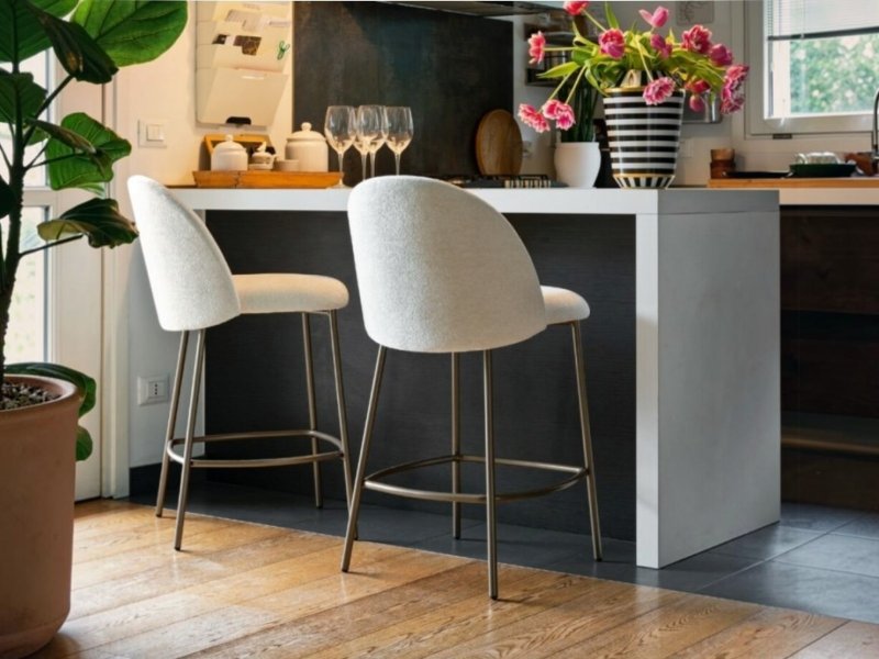 Connubia Tuka Mid Made To Order Metal Leg Bar Stool By Connubia