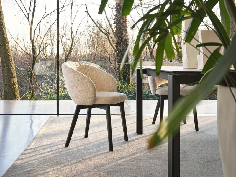 Calligaris Anime Dining Chair With Wooden Legs By Calligaris
