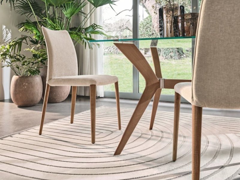 Calligaris Fay Dining Chair With Wooden Legs Made To Order By Calligaris
