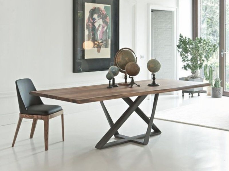 Bontempi Millennium Wood Top Dining Tables By Bontempi