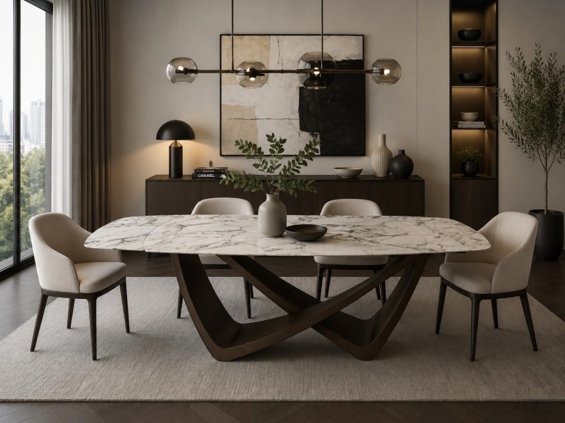 Bontempi Bach Extending Barrel Table