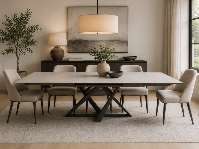 Bontempi Millennium Rectangular Extending Dining Table