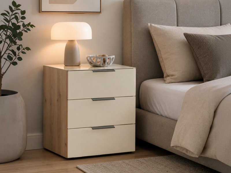 Wiemann Como 3 Drawer Bedside Chests