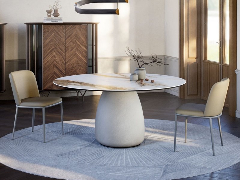 Cattelan Italia Botero Keramik Round Table By Cattelan Italia