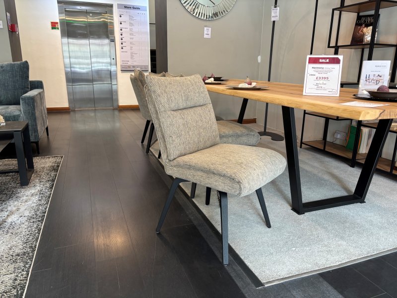 Beadle Crome Interiors Special Offers Lotte Swivel Dining Chairs Set of Four Clearance