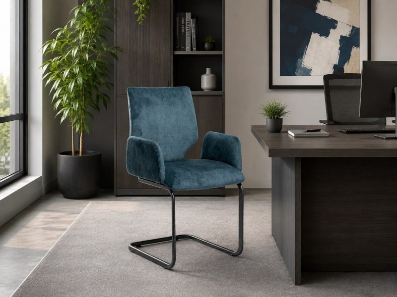 Venjakob Venjakob Q614 Arnd Soft Cushion Cantilever Chair With Arms