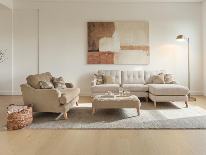 Beadle Crome Interiors Rose Sofa Chaise