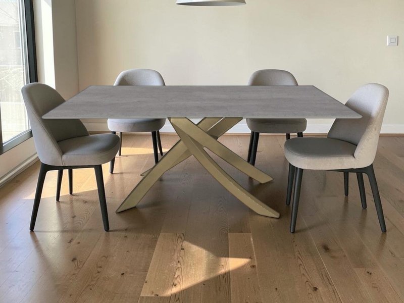 Bontempi Artistico Ceramic Rectangular Table By Bontempi