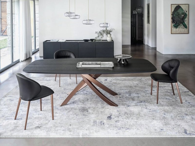 Bontempi Artistico Wood Barrel Table By Bon Tempi