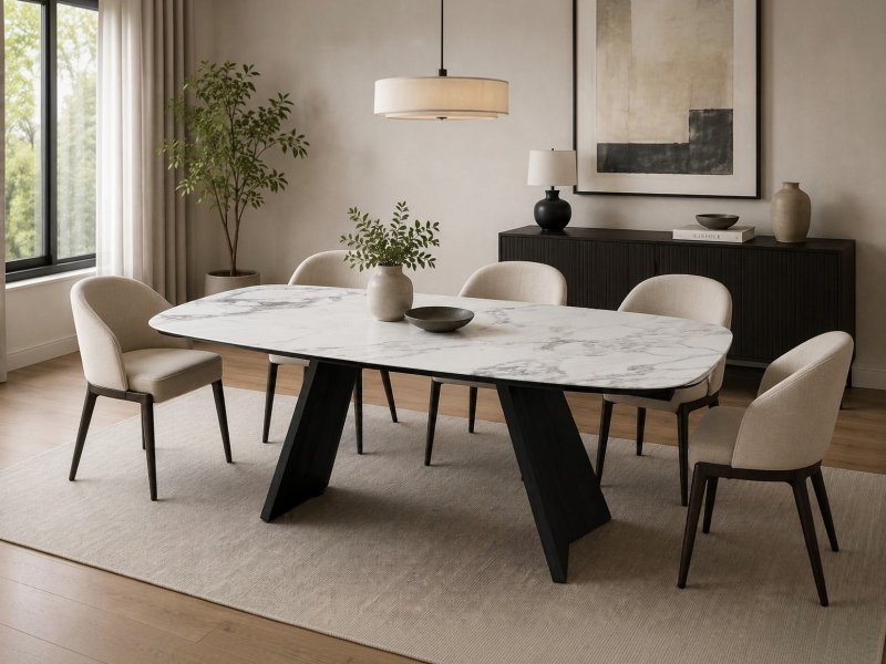 Calligaris Calligaris Icaro Elliptical Extending Dining Table