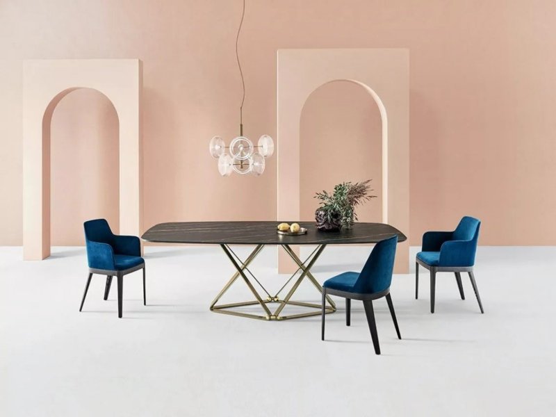 Bontempi Delta 200cm x 116cm Barrel Fixed Table By Bontempi