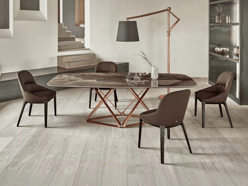 Bontempi Delta 250cm x 120cm Barrel Fixed Table By Bontempi