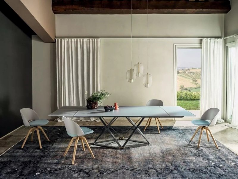 Bontempi Delta Medium Extending Rectangular Table By Bontempi