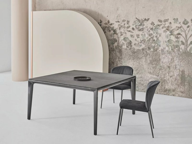 Bontempi Duke Extending Sqaure Dining Table By Bontempi