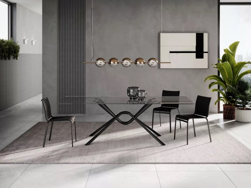 Bontempi Hunter 160cm x 90cm Rectangular Table By Bontempi