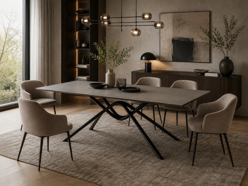 Bontempi Hunter 180cm x 100cm Rectangular Table By Bontempi