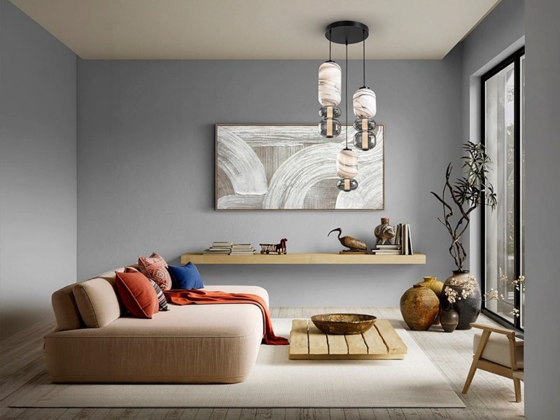 Beadle Crome Interiors Brooke 3 Pendant Ceiling Light