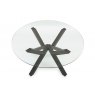 Connubia Mikado Glass Round Table By Connubia