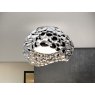 Beadle Crome Interiors Dari Flush Ceiling Light In Chrome