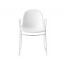 Connubia Academy Sleigh Leg with Arms Stackable Chair By Connubia